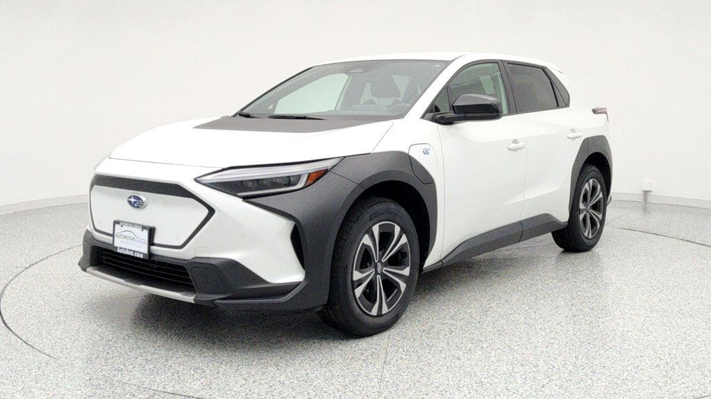 Cosmic White Pearl 2023 Subaru Solterra Premium AWD SUV / Crossover All-Wheel Drive Automatic