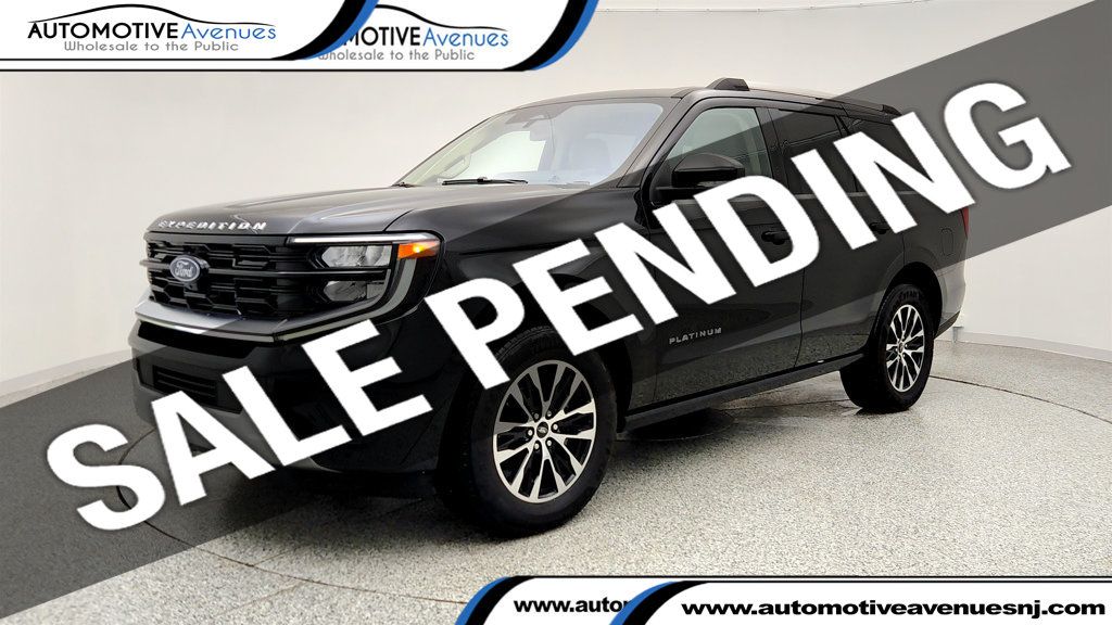 Agate Black Metallic 2025 Ford Expedition Platinum 4WD SUV / Crossover Four-Wheel Drive Automatic