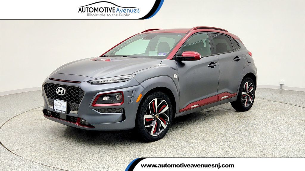 Gray (Matte Grey w/Iron Man Red Roof) 2019 Hyundai Kona Iron Man AWD SUV / Crossover All-Wheel Drive 7-Speed Automatic