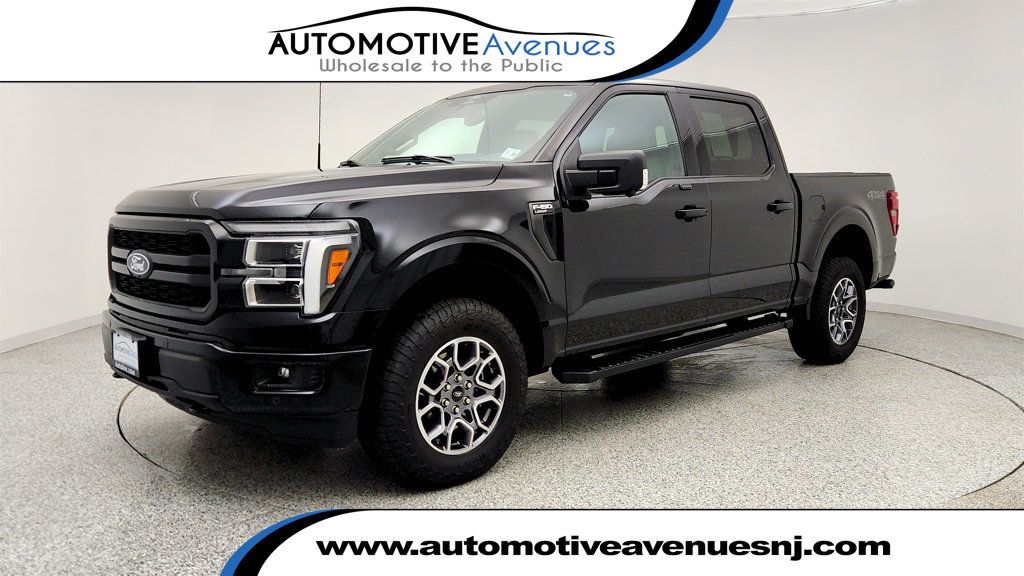 Agate Black Metallic 2025 Ford F-150 Pickup Truck Four-Wheel Drive Automatic