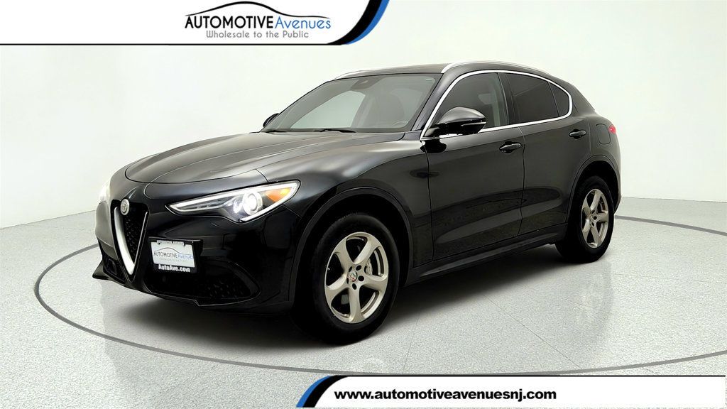 Vulcano Black Metallic 2021 Alfa Romeo Stelvio SUV / Crossover All-Wheel Drive 8-Speed Automatic