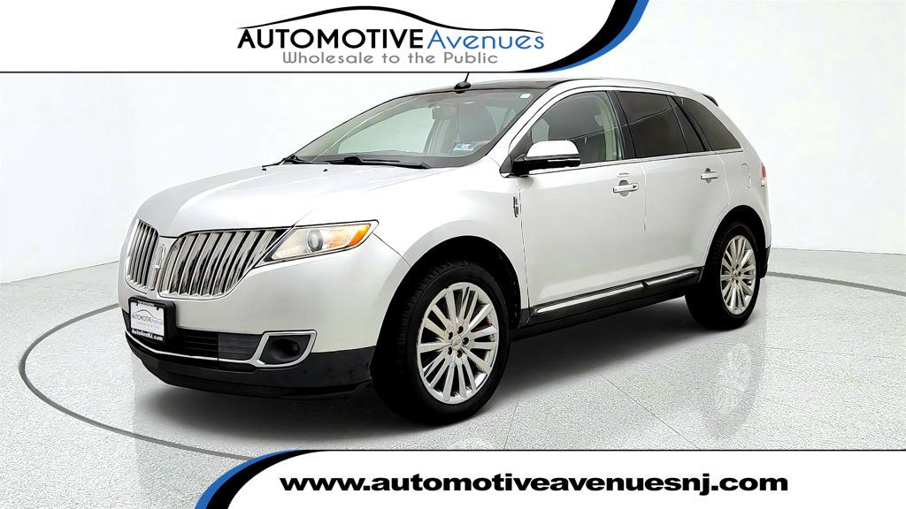Ingot Silver Metallic 2013 Lincoln MKX SUV / Crossover All-Wheel Drive Automatic