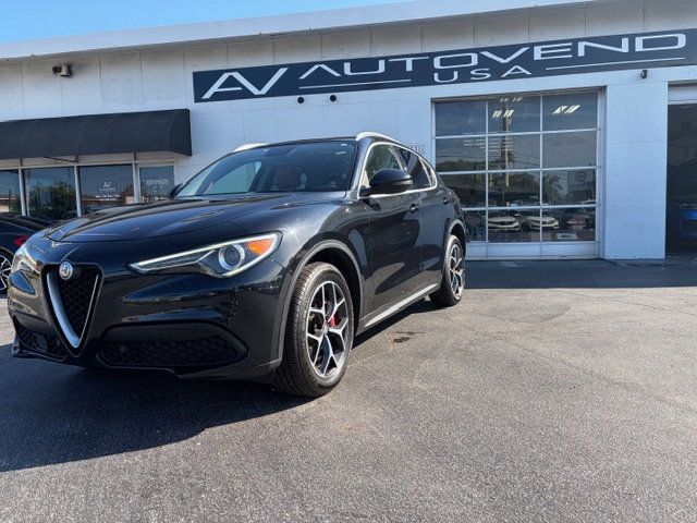 Black 2019 Alfa Romeo Stelvio All-Wheel Drive 8-Speed Automatic