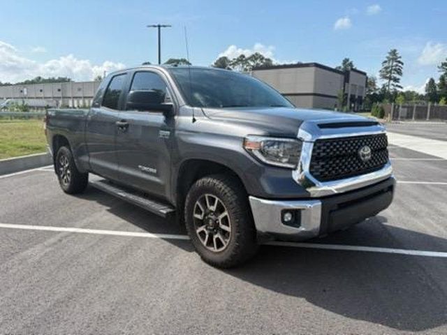 Gray 2018 Toyota Tundra SR Double Cab 5.7L Pickup Truck 4X2 6-Speed Automatic
