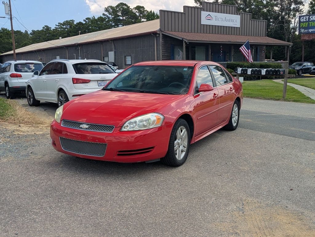 Victory Red 2013 Chevrolet Impala Sedan Front-Wheel Drive 6-Speed Automatic