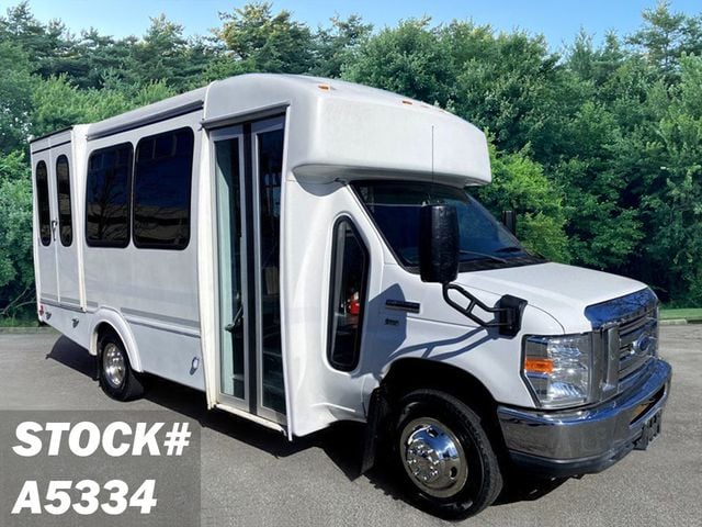 2016 Ford E350 Non-CDL 4 Wheelchair Shuttle Bus For Sale