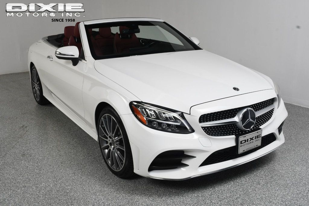 Polar White 2019 Mercedes-Benz C-Class Convertible All-Wheel Drive 9-Speed Automatic