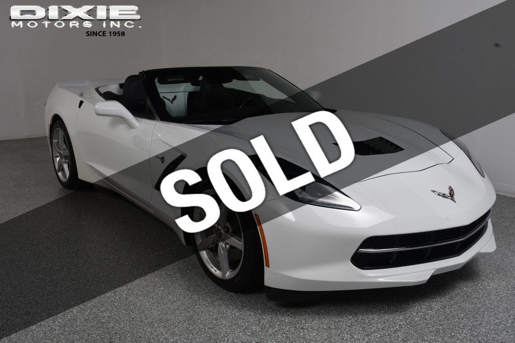  2014 Chevrolet Corvette Stingray 3LT Convertible RWD   