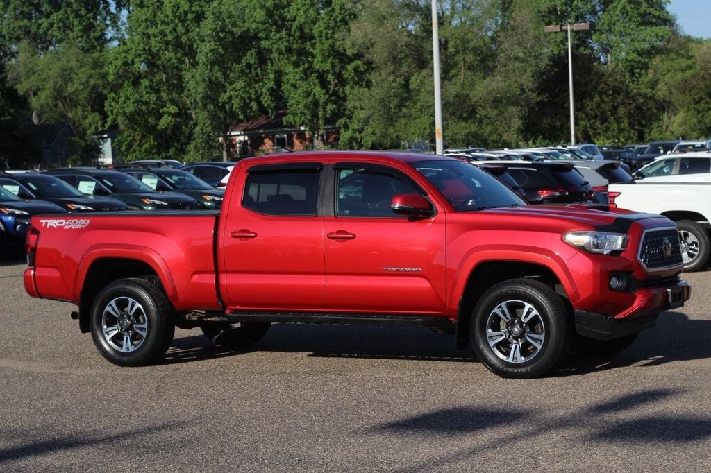 Red 2019 Toyota Tacoma Pickup Truck Four-Wheel Drive 6-Speed Automatic