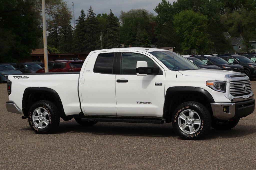 White 2016 Toyota Tundra TRD Pro Double Cab 5.7L 4WD Pickup Truck Four-Wheel Drive 6-Speed Automatic