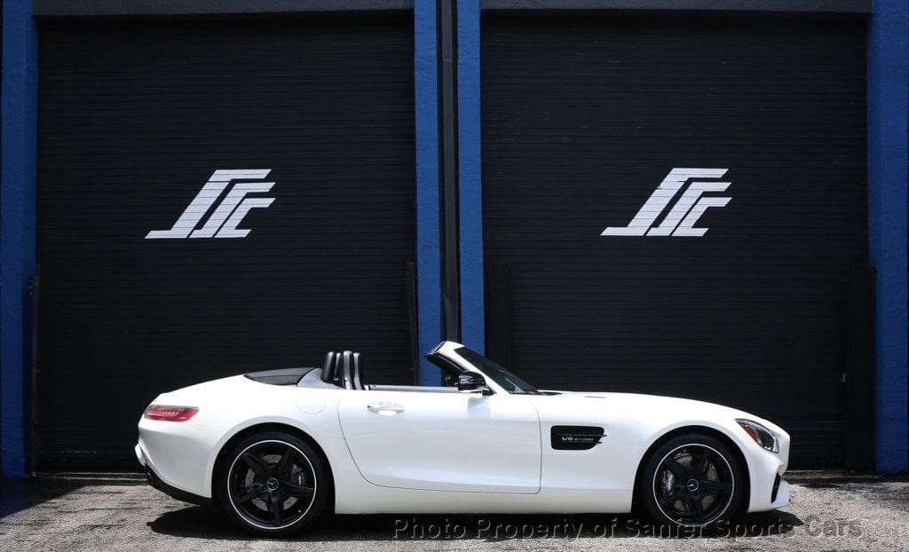 designo Diamond White Metallic 2018 Mercedes-Benz AMG GT Convertible Rear-Wheel Drive 7-Speed Automatic