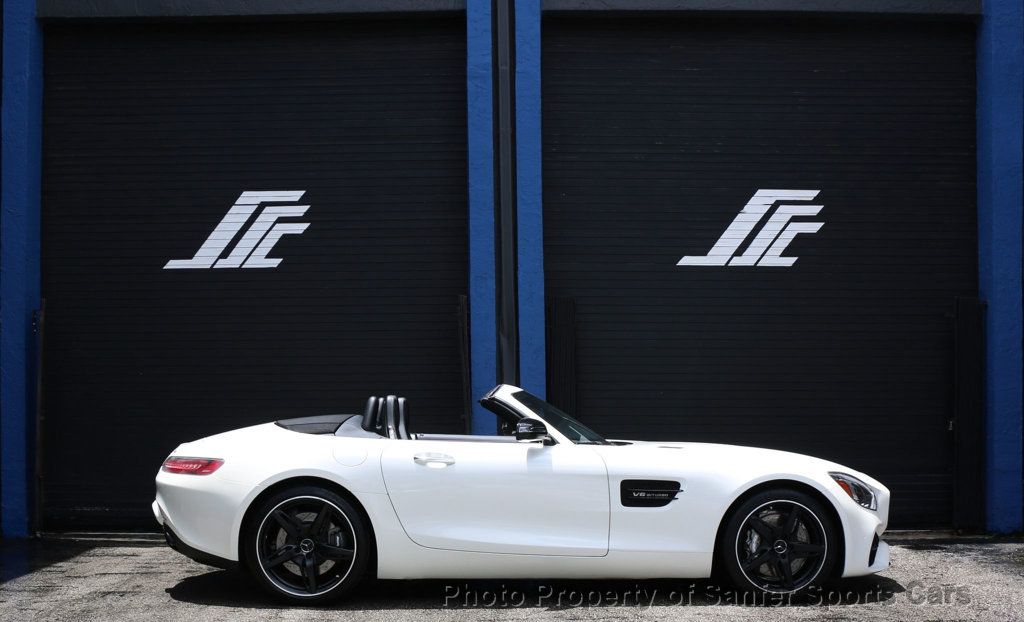 designo Diamond White Metallic 2018 Mercedes-Benz AMG GT Convertible Rear-Wheel Drive 7-Speed Automatic