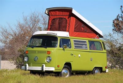 1978 Used Volkswagen T2 Westfalia Campmobile Pop-Top Camper at