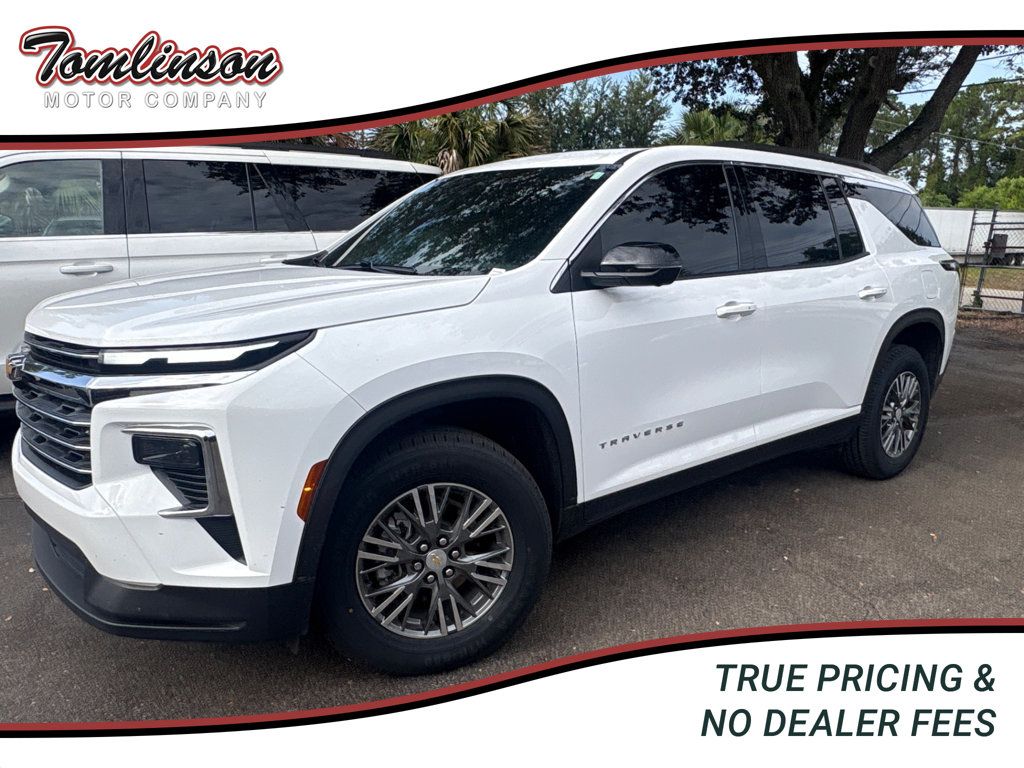 SUMMIT WHITE 2024 Chevrolet Traverse SUV / Crossover Front-Wheel Drive 8-Speed Automatic