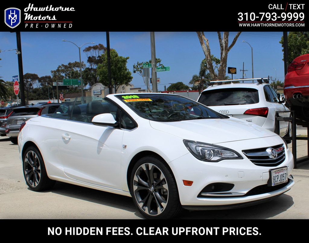 Summit White 2018 Buick Cascada Premium FWD Convertible Front-Wheel Drive 6-Speed Automatic