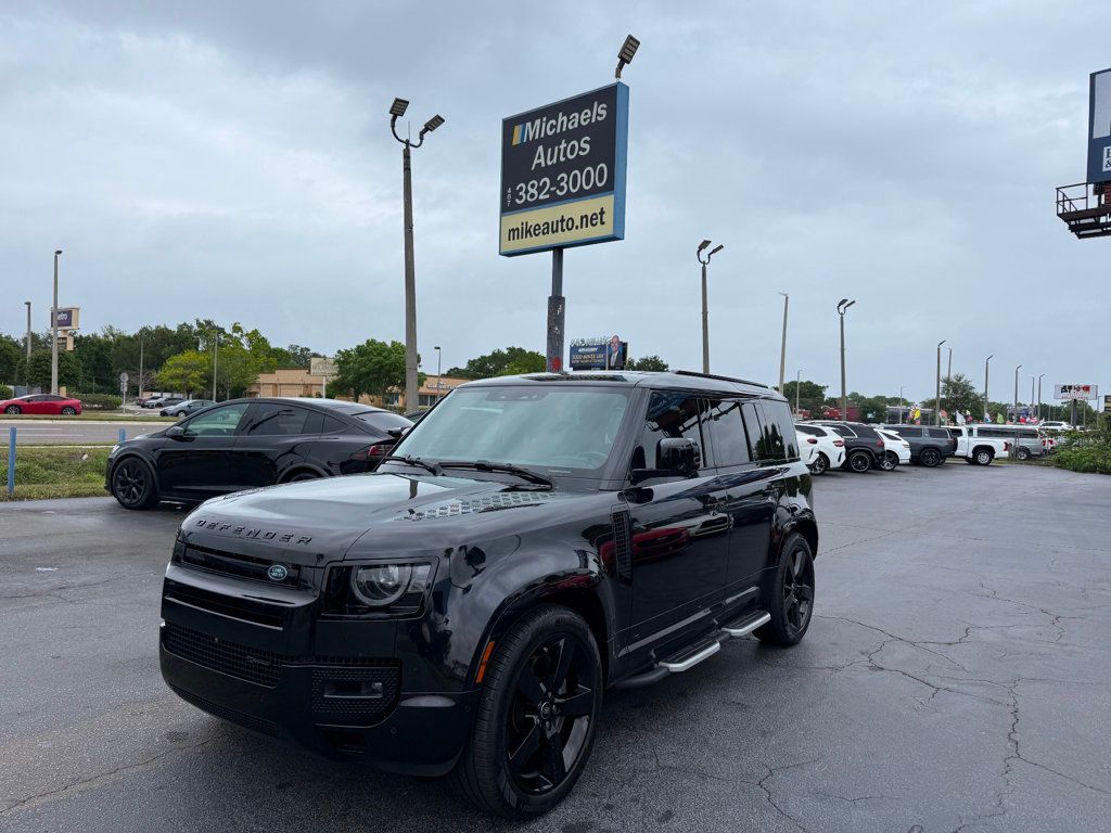 Santorini Black Metallic 2023 Land Rover Defender 110 X-Dynamic SE AWD SUV / Crossover All-Wheel Drive 8-Speed Automatic