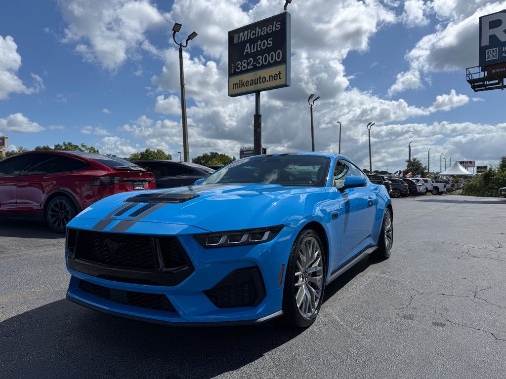 Grabber Blue Metallic 2024 Ford Mustang Coupe Rear-Wheel Drive 10-Speed Automatic