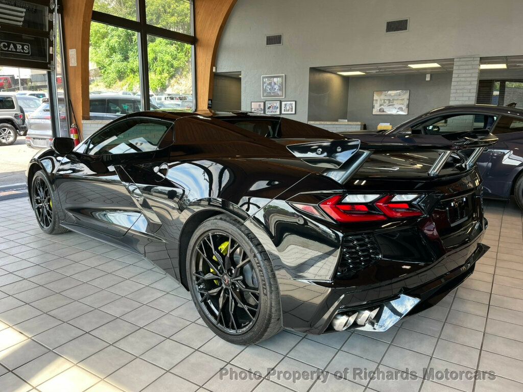 2023 Chevrolet Corvette 2dr Stingray Convertible w/2LT - Black exterior view 10