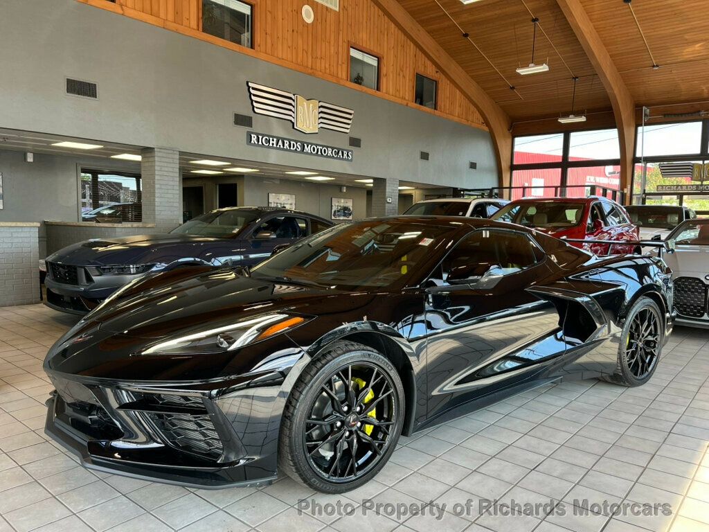2023 Chevrolet Corvette 2dr Stingray Convertible w/2LT - Black exterior view 2
