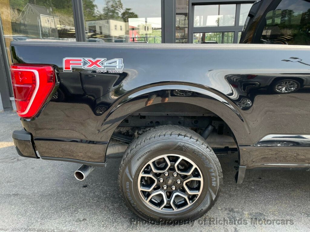 2022 Ford F-150 XLT 4WD SuperCrew 6.5' Box - Agate Black Metallic exterior view 8