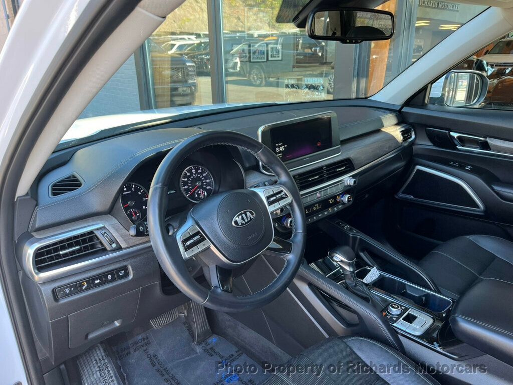 2021 Kia Telluride EX AWD - Glacial White Pearl exterior view 11