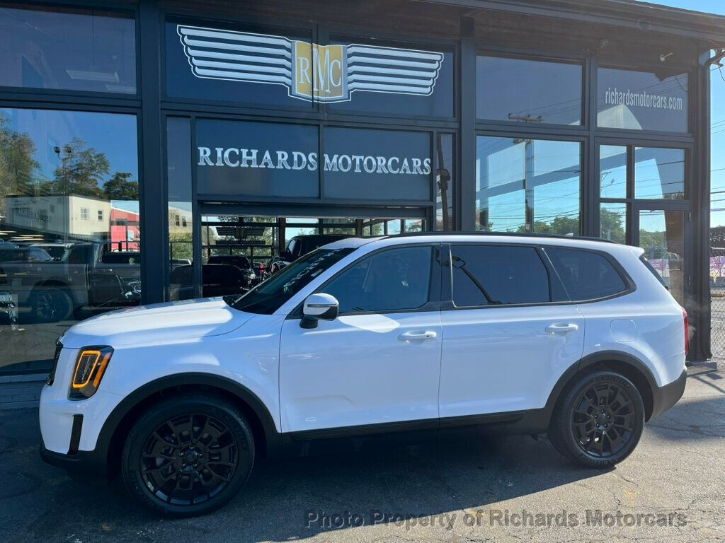 2021 Kia Telluride EX AWD - Glacial White Pearl exterior view 7