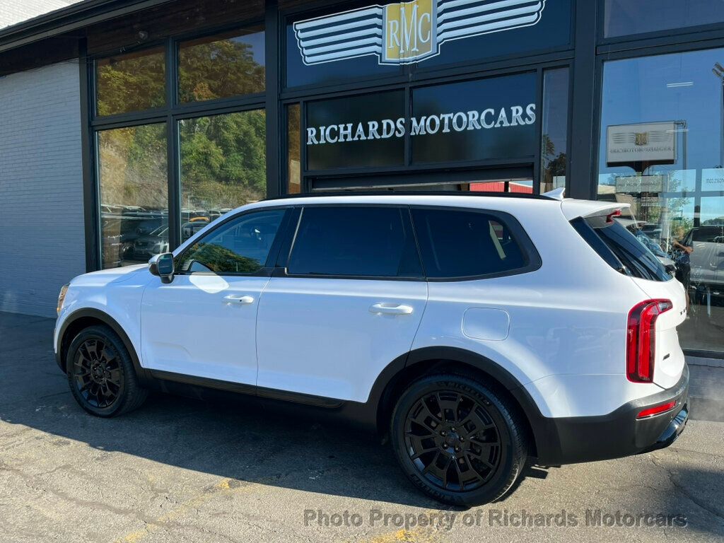 2021 Kia Telluride EX AWD - Glacial White Pearl exterior view 8