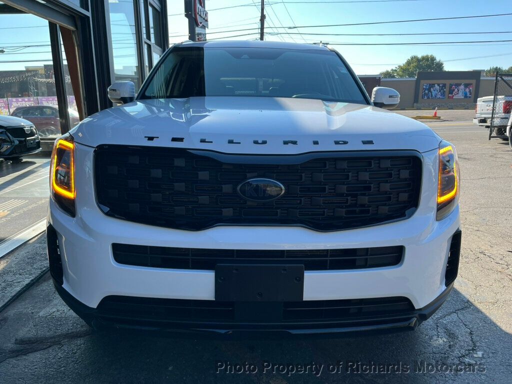 2021 Kia Telluride EX AWD - Glacial White Pearl exterior view 9
