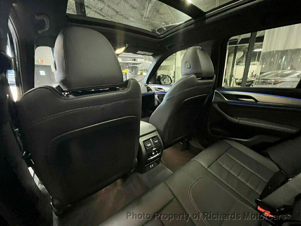 2021 BMW X3 xDrive30i Sports Activity Vehicle - Jet Black exterior view 17