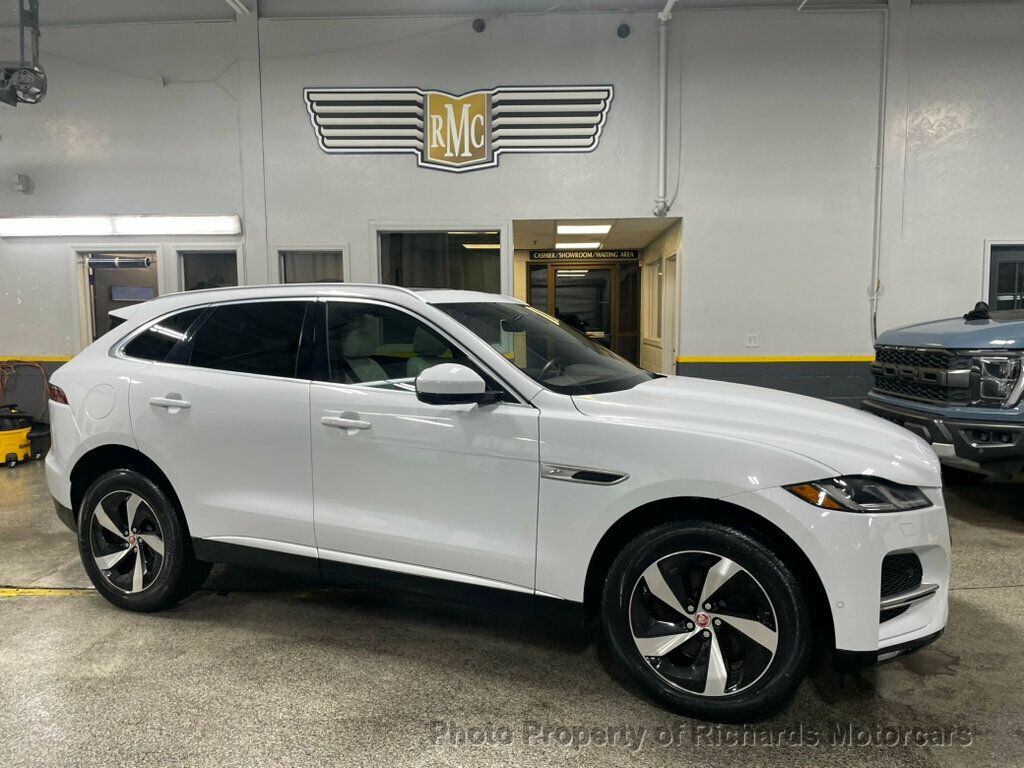 2021 Jaguar F-PACE P250 AWD S - Fuji White exterior view 2