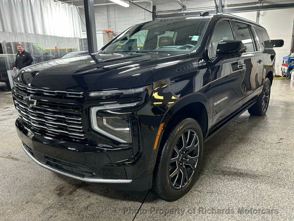 2025 Chevrolet Suburban 4WD 4dr High Country - Black exterior view 7