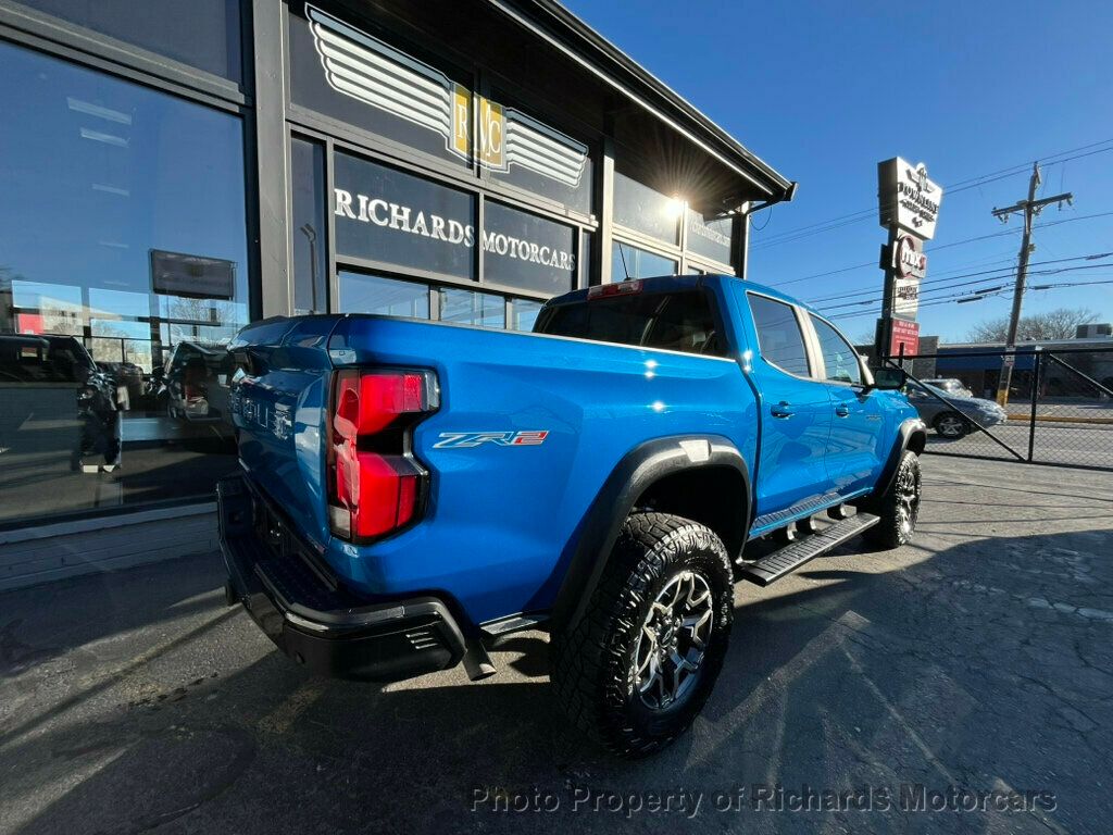 2023 Chevrolet Colorado 4WD Crew Cab ZR2 - Glacier Blue Metallic exterior view 4
