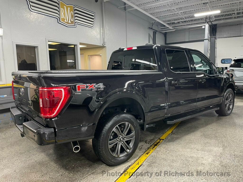 2022 Ford F-150 XLT 4WD SuperCrew 6.5' Box - Agate Black Metallic exterior view 3