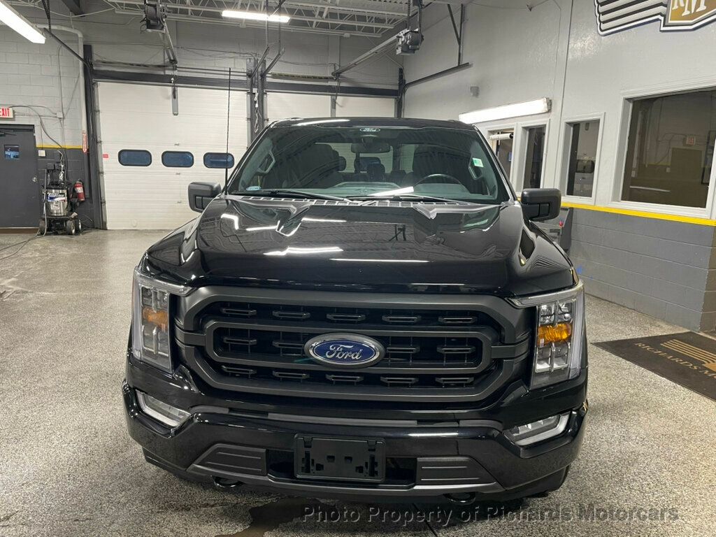 2022 Ford F-150 XLT 4WD SuperCrew 6.5' Box - Agate Black Metallic exterior view 4