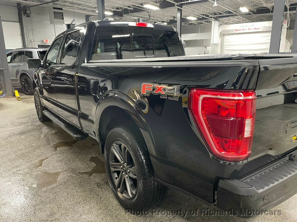 2022 Ford F-150 XLT 4WD SuperCrew 6.5' Box - Agate Black Metallic exterior view 6