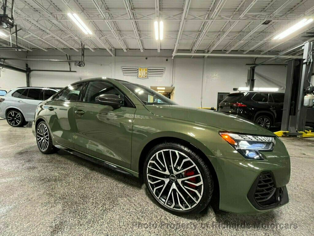 2025 Audi S3 Prestige 2.0 TFSI quattro - District Green Metallic exterior view 10