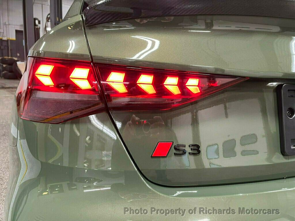 2025 Audi S3 Prestige 2.0 TFSI quattro - District Green Metallic exterior view 14