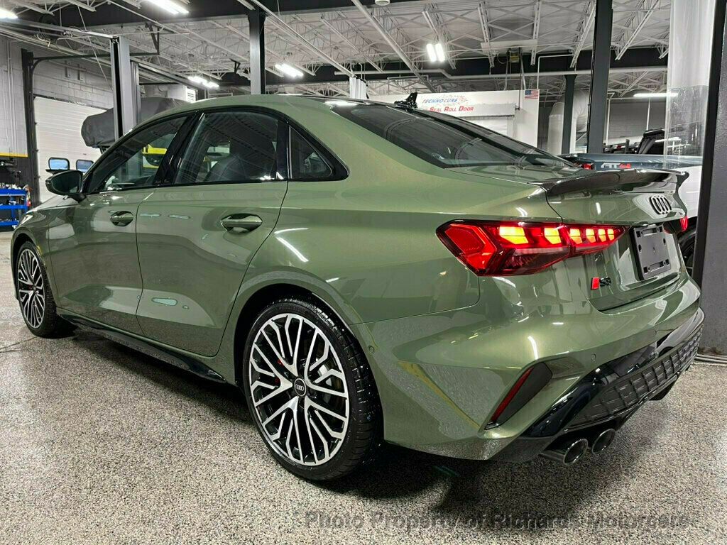 2025 Audi S3 Prestige 2.0 TFSI quattro - District Green Metallic exterior view 16