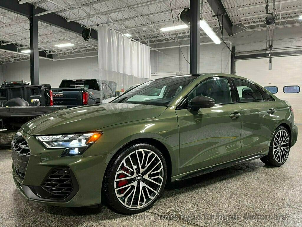 2025 Audi S3 Prestige 2.0 TFSI quattro - District Green Metallic exterior view 17