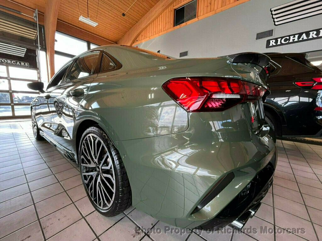 2025 Audi S3 Prestige 2.0 TFSI quattro - District Green Metallic exterior view 5