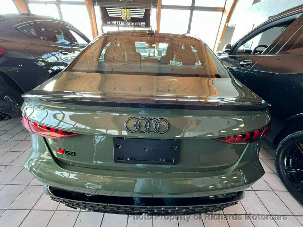 2025 Audi S3 Prestige 2.0 TFSI quattro - District Green Metallic exterior view 7