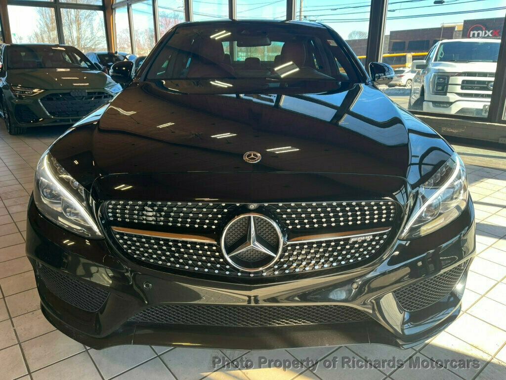 2018 Mercedes-Benz C-Class AMG C 43 4MATIC Sedan - Black exterior view 7