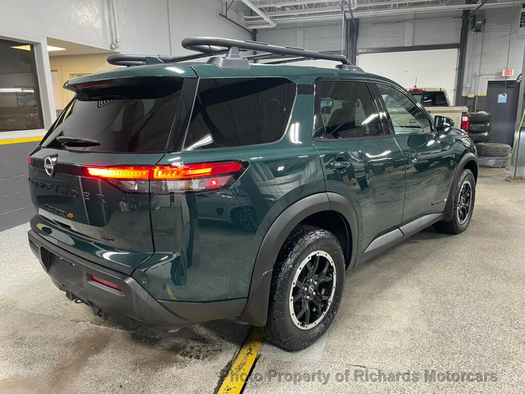 2024 Nissan Pathfinder Rock Creek 4WD - Obsidian Green Pearl exterior view 5