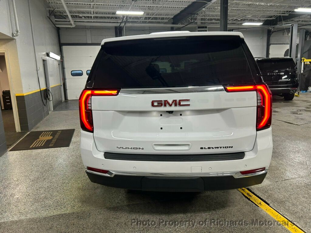 2025 GMC Yukon XL 4WD 4dr Elevation - Summit White exterior view 4