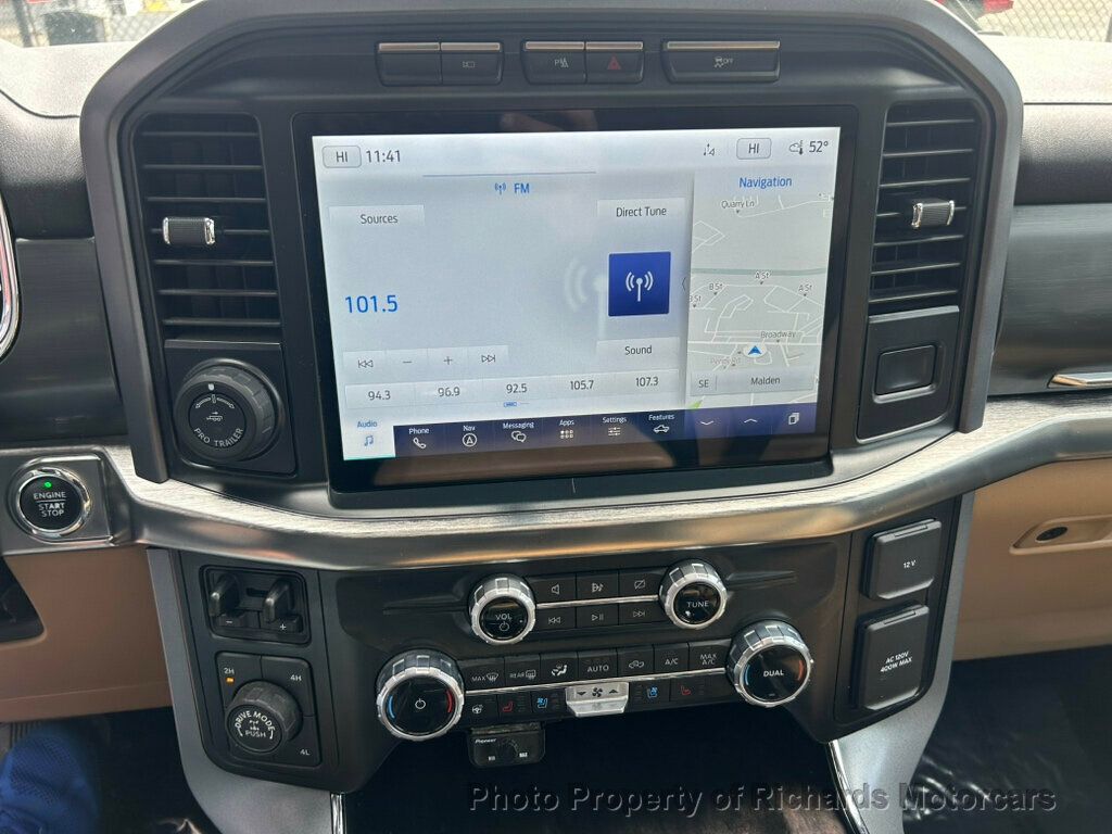 2022 Ford F-150 LARIAT 4WD SuperCrew 6.5' Box - Agate Black Metallic exterior view 14