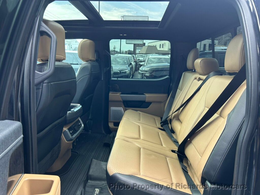 2022 Ford F-150 LARIAT 4WD SuperCrew 6.5' Box - Agate Black Metallic exterior view 18