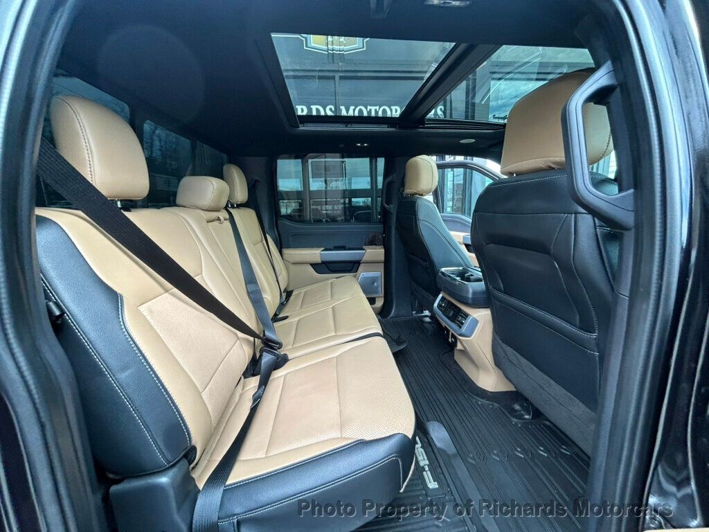 2022 Ford F-150 LARIAT 4WD SuperCrew 6.5' Box - Agate Black Metallic exterior view 20