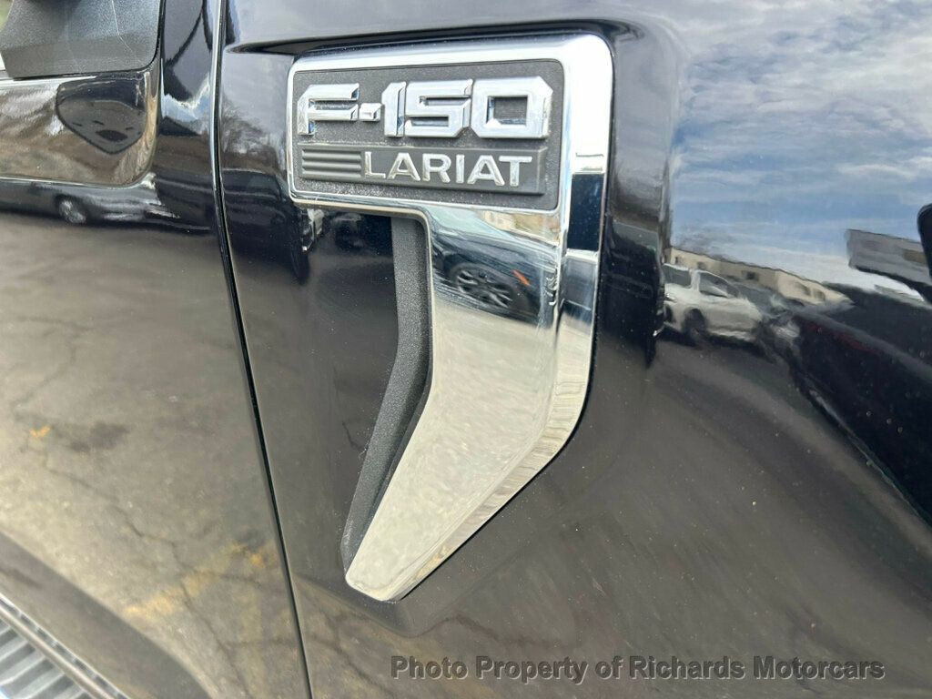 2022 Ford F-150 LARIAT 4WD SuperCrew 6.5' Box - Agate Black Metallic exterior view 9