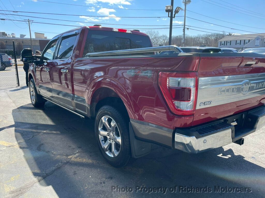 2023 Ford F-150 King Ranch 4WD SuperCrew 6.5' Box - Rapid Red Metallic Tinted Clearcoat exterior view 6