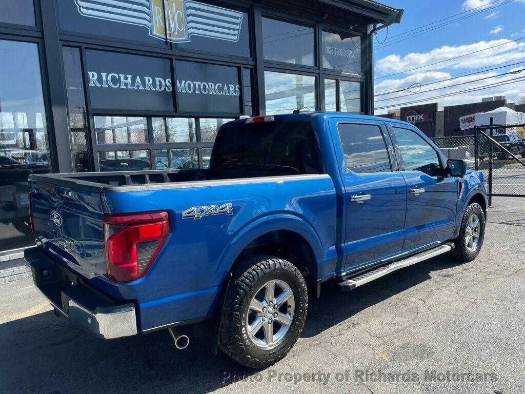 2024 Ford F-150 XLT 4WD SuperCrew 5.5' Box - Antimatter Blue Metallic exterior view 3